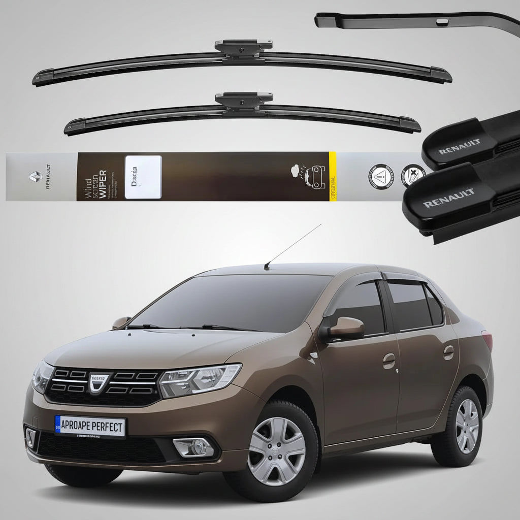Set 2 Stergatoare Parbriz Originale Dacia Logan II Facelift (2016–2020) 550mm + 475mm