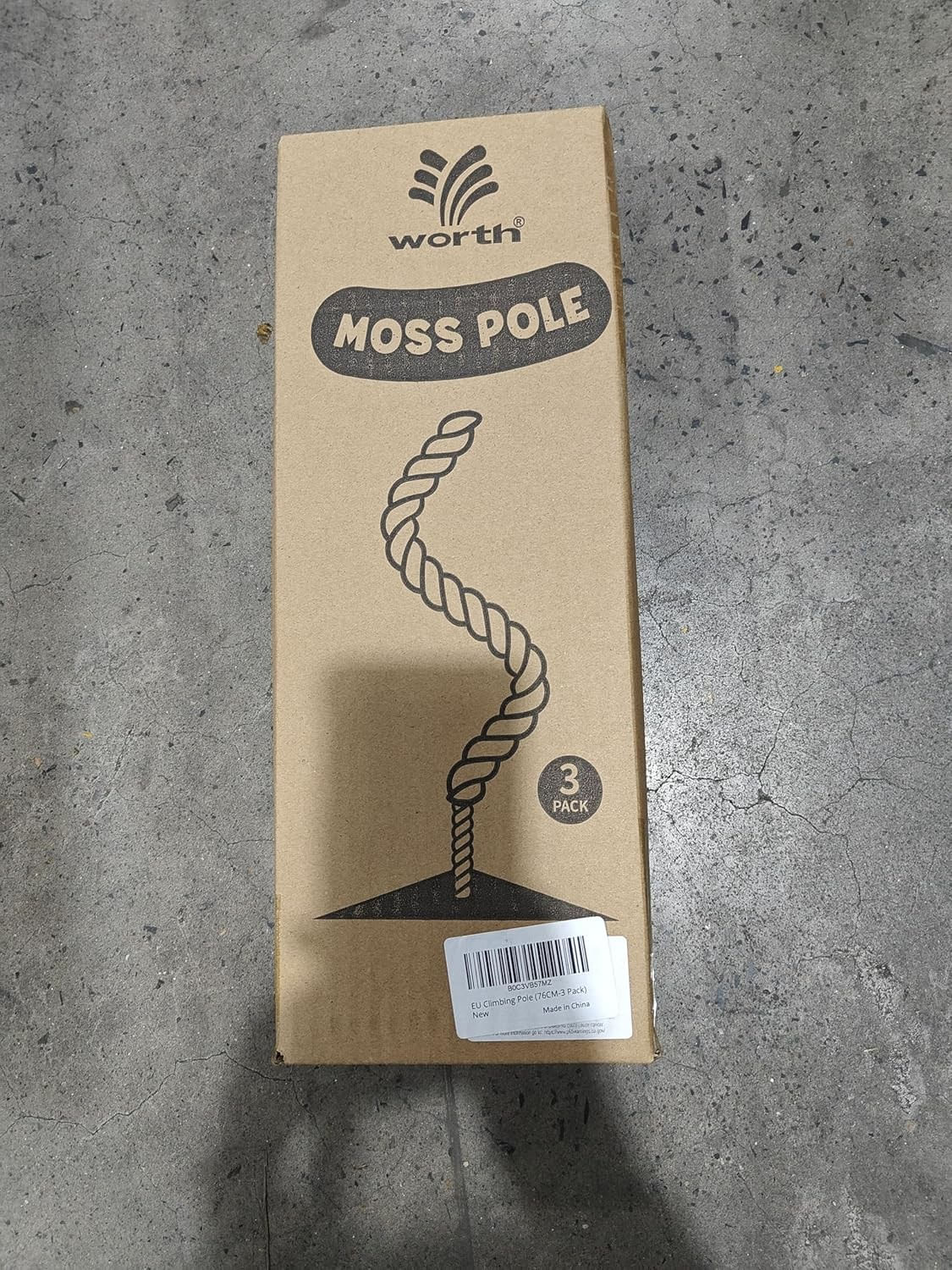 Stalpi ajustabili pentru sprijin plante de casa, set 3x76 cm — imaginea 2
