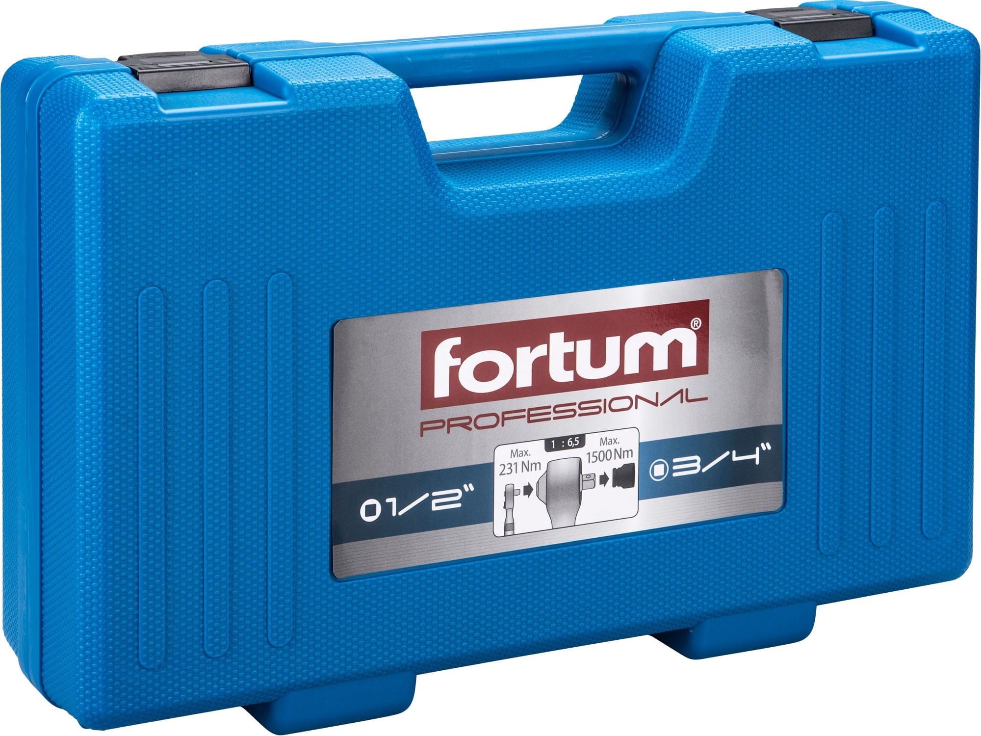 Multiplicator de cuplu 5 piese, FORTUM, 4704021, 1500Nm, 1/2"Fx3/4"M — imaginea 3