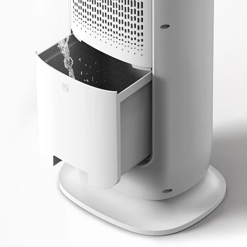 Ventilator turn 4in1 Evoair BRIIS SILVER BLACK, Incalzire, Racire, Umidificare, UV (Mici imperfectiuni vizuale)