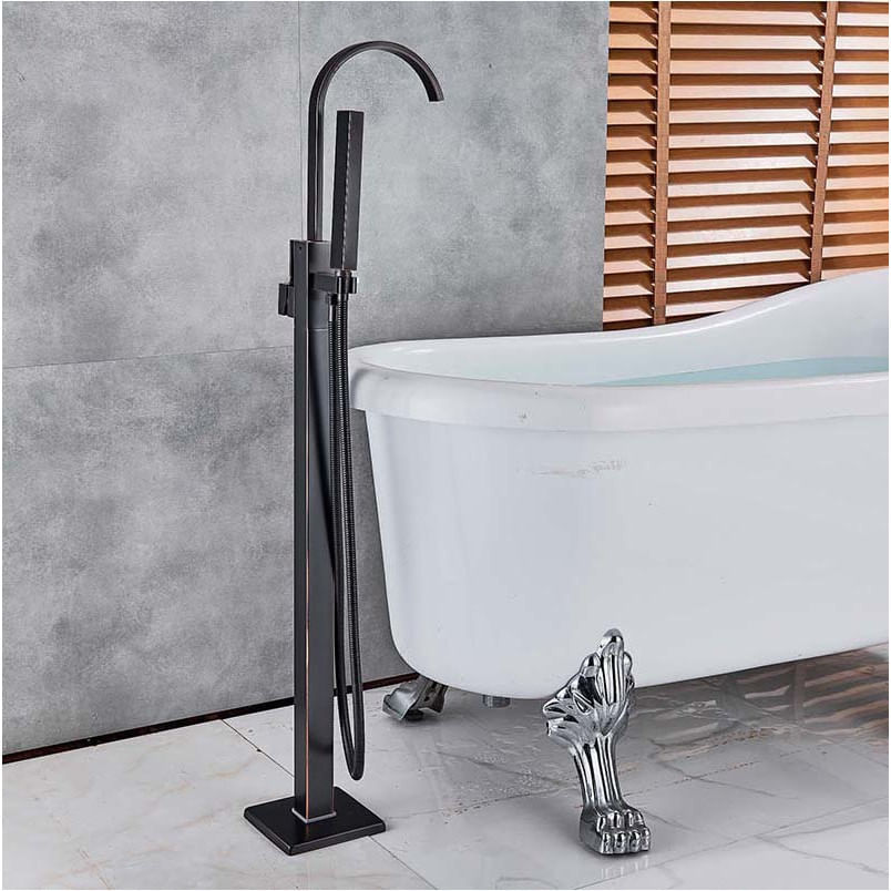 Baterie cada Free standing, Blackswan, Tip M29, model negru antichizat, dimensiune 110 cm — imaginea 2