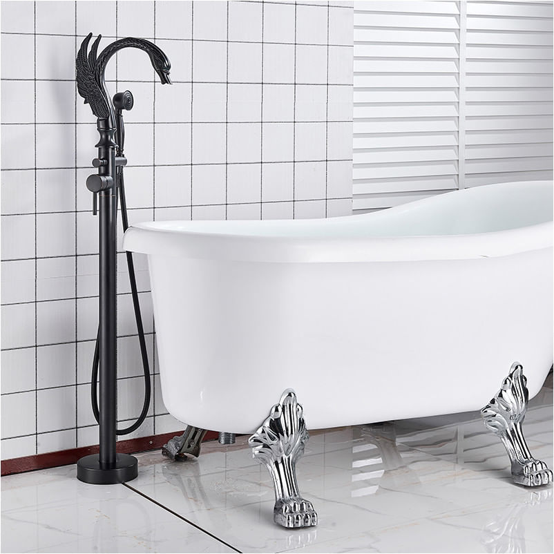 Baterie cada Free standing, Blackswan, Tip M130, model negru, dimensiune 97 cm — imaginea 2