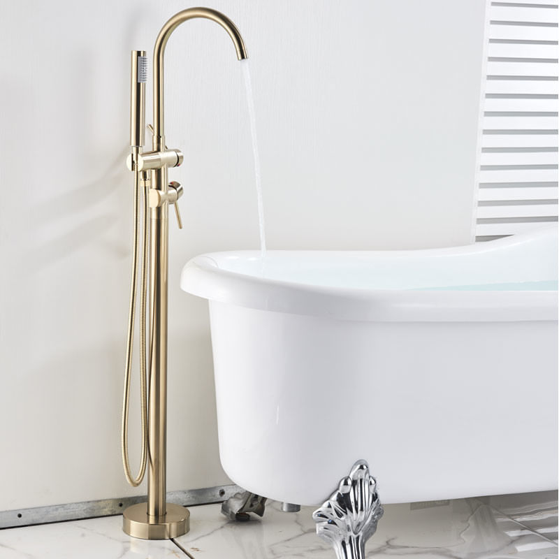 Baterie cada Free standing, Blackswan, Tip M51.1, model auriu mat, dimensiune 114cm — imaginea 2