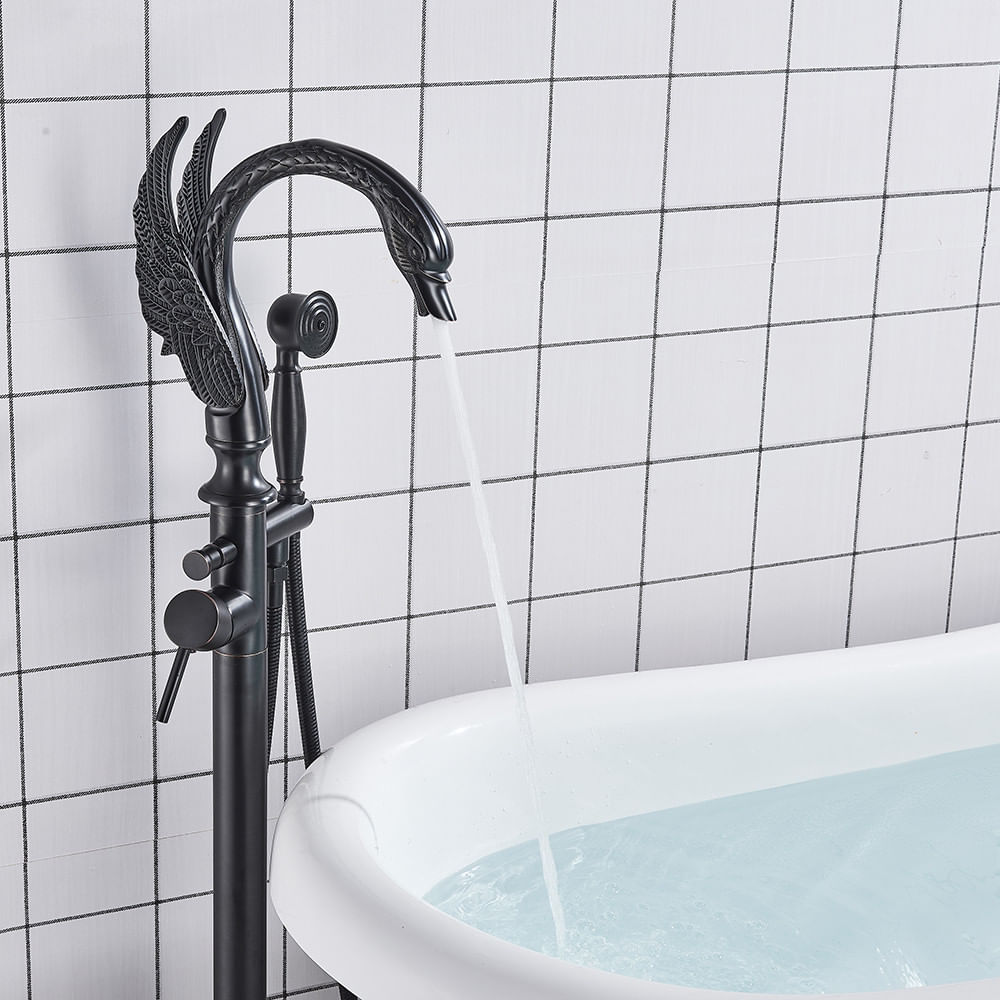 Baterie cada Free standing, Blackswan, Tip M130, model negru, dimensiune 97 cm — imaginea 3