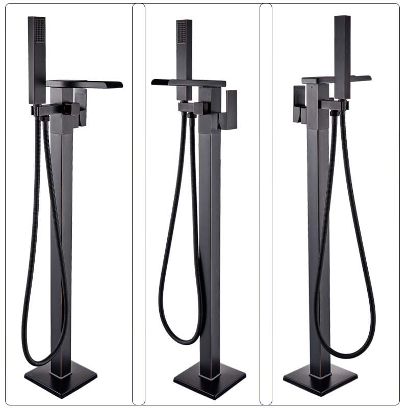 Baterie cada Free standing, Blackswan, Tip Cascada M35, model negru antichizat, dimensiune 98 cm — imaginea 3