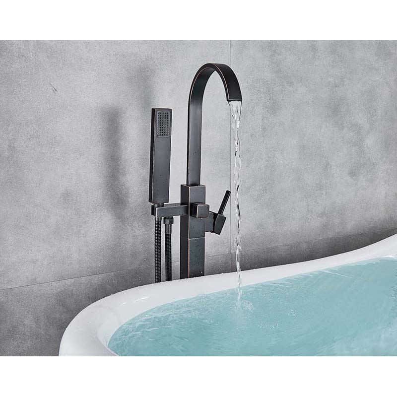 Baterie cada Free standing, Blackswan, Tip M29, model negru antichizat, dimensiune 110 cm — imaginea 4