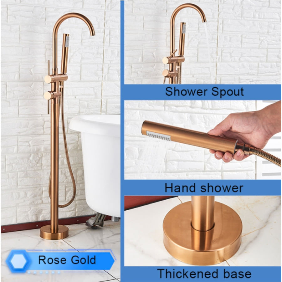 Baterie cada Free standing, Blackswan, Tip M51.2, model rose gold, dimensiune 118 cm — imaginea 3