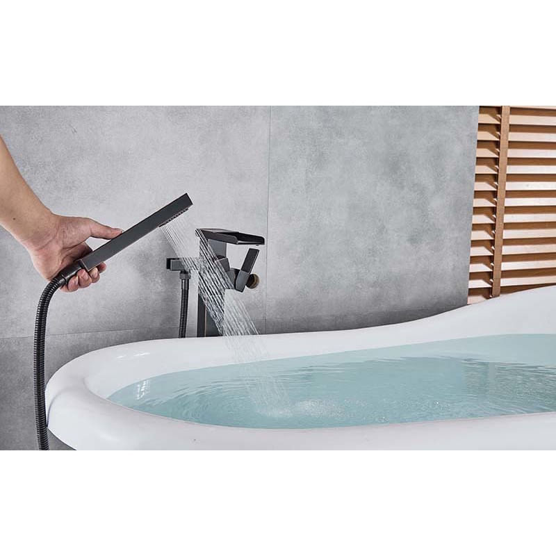 Baterie cada Free standing, Blackswan, Tip Cascada M35, model negru antichizat, dimensiune 98 cm — imaginea 5