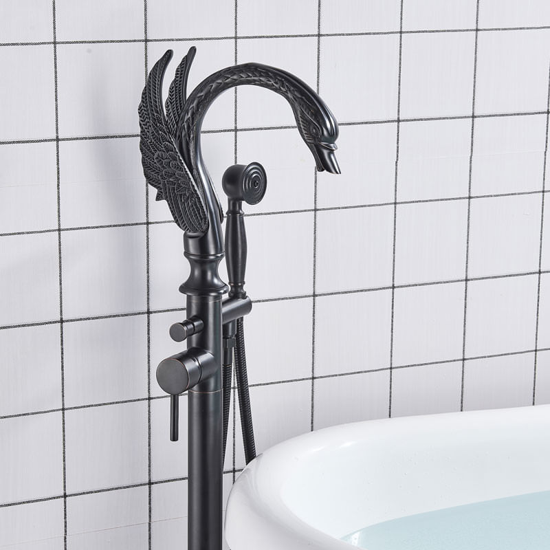 Baterie cada Free standing, Blackswan, Tip M130, model negru, dimensiune 97 cm — imaginea 6