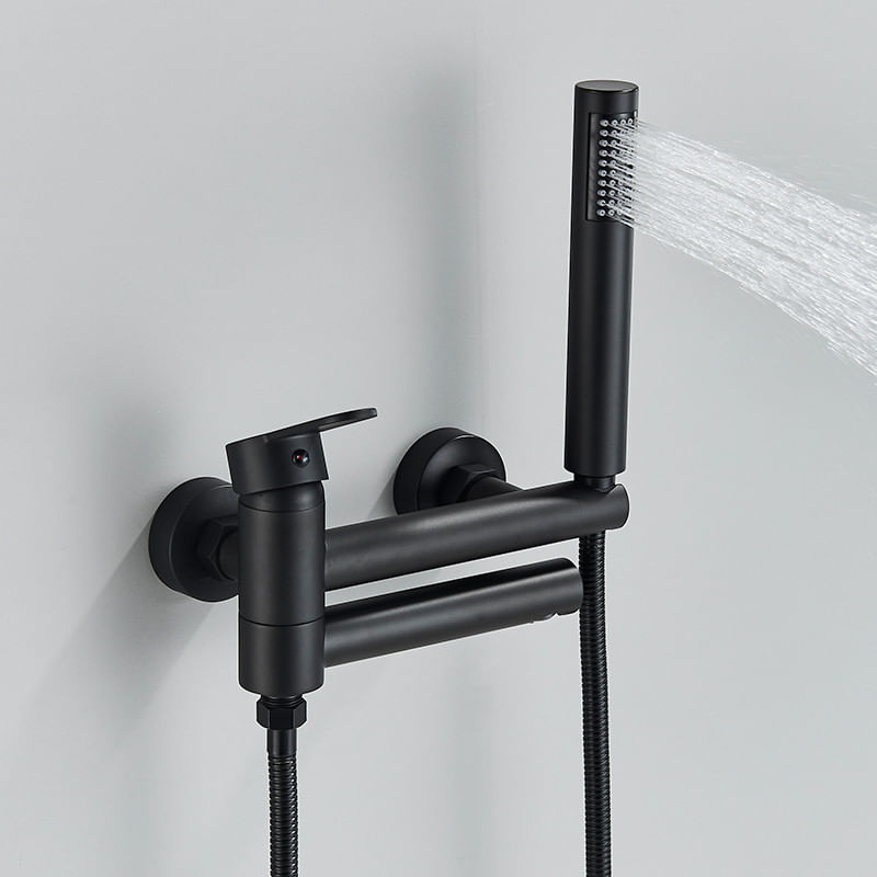 Baterie cada, Blackswan, Tip M90, model negru mat, cu pipa mobila, dimensiune 19.5 cm — imaginea 4