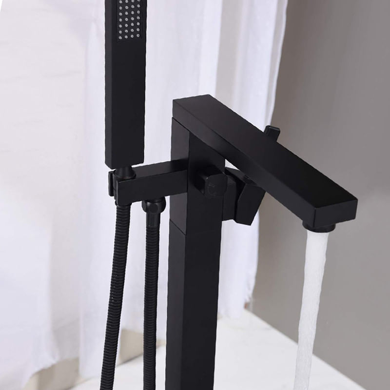 Baterie cada Free standing, Blackswan, Tip M81, model negru mat, dimensiune 100 cm — imaginea 6