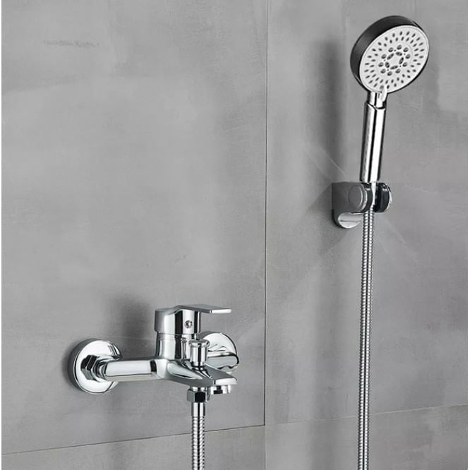Baterie cada, Blackswan, Tip M97, model crom cu dus cu 5 moduri, dimensiune 21 cm — imaginea 2