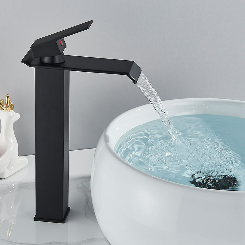 Baterie chiuveta baie, Blackswan, Tip M114, model negru mat, dimensiune 30.6 cm — imaginea 2