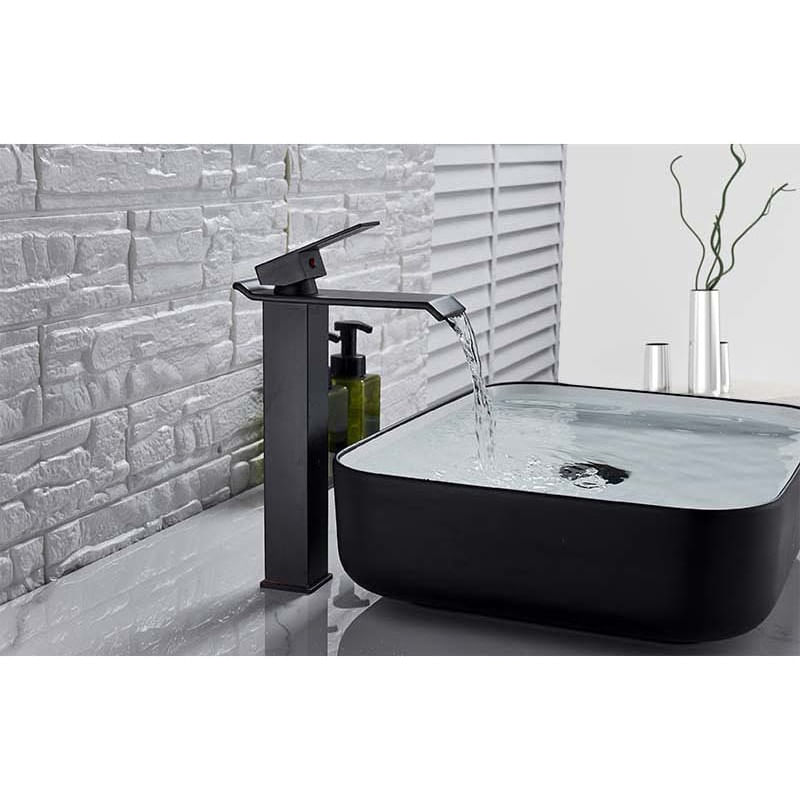 Baterie chiuveta baie, Blackswan, Tip M114, model negru mat, dimensiune 30.6 cm — imaginea 3