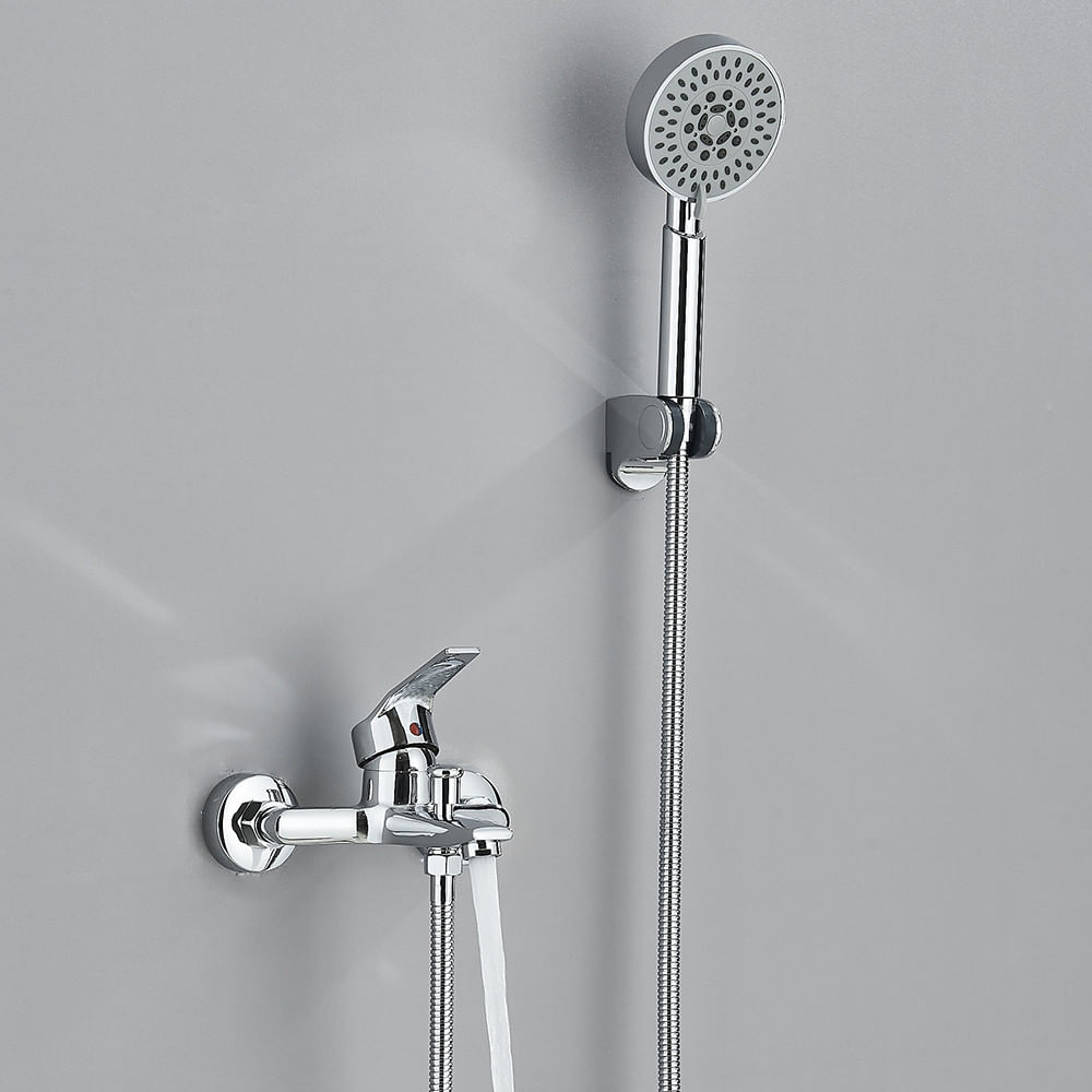 Baterie cada, Blackswan, Tip M97, model crom cu dus cu 5 moduri, dimensiune 21 cm — imaginea 4