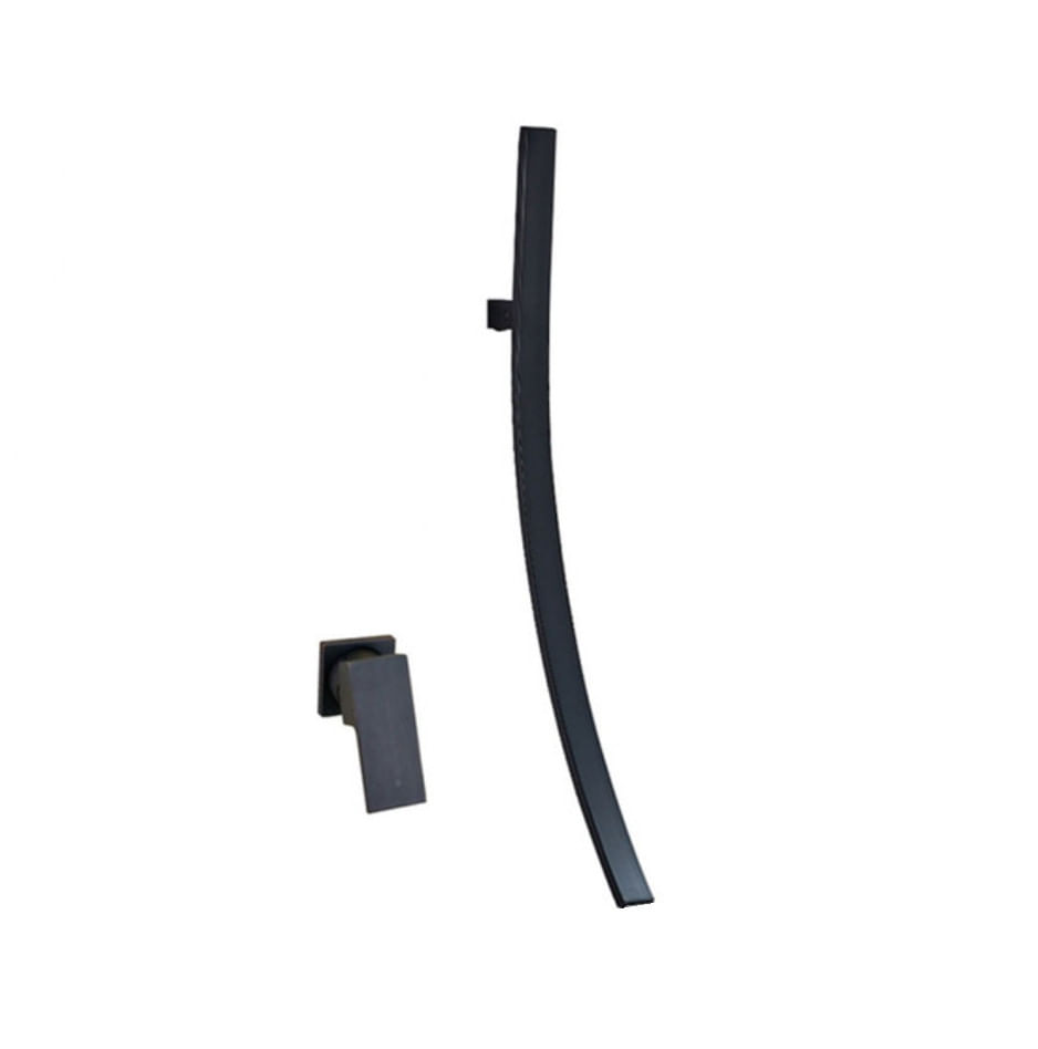 Baterie chiuveta baie, Blackswan, Tip M18, model negru mat, dimensiune 70 cm — imaginea 5