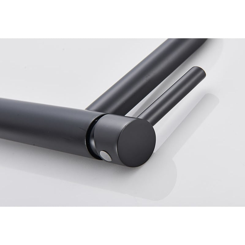 Baterie chiuveta baie, Blackswan, Tip M139, model negru mat, dimensiune 30.6 cm — imaginea 6