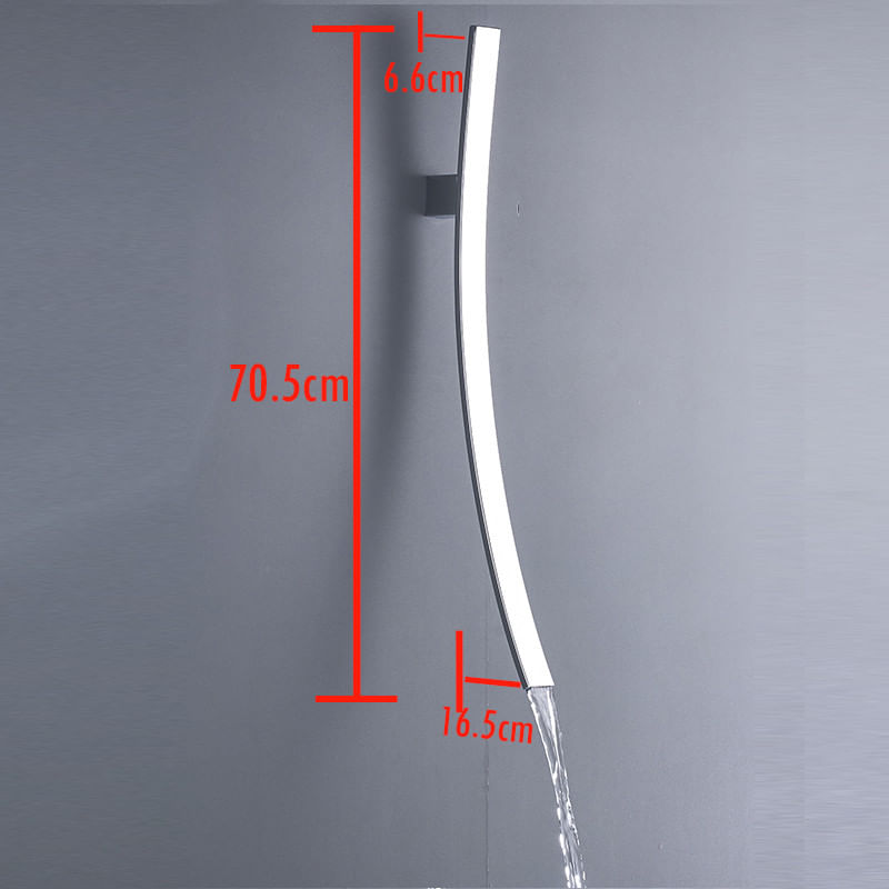 Baterie chiuveta baie, Blackswan, Tip M19, model crom, dimensiune 70 cm — imaginea 4
