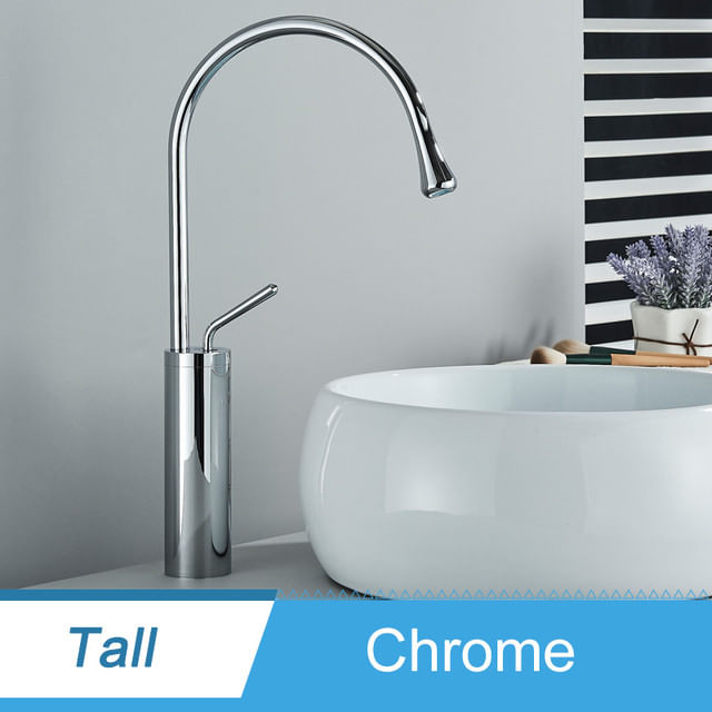 Baterie chiuveta baie, Blackswan, Tip M229, model crom, dimensiune 46 cm — imaginea 2