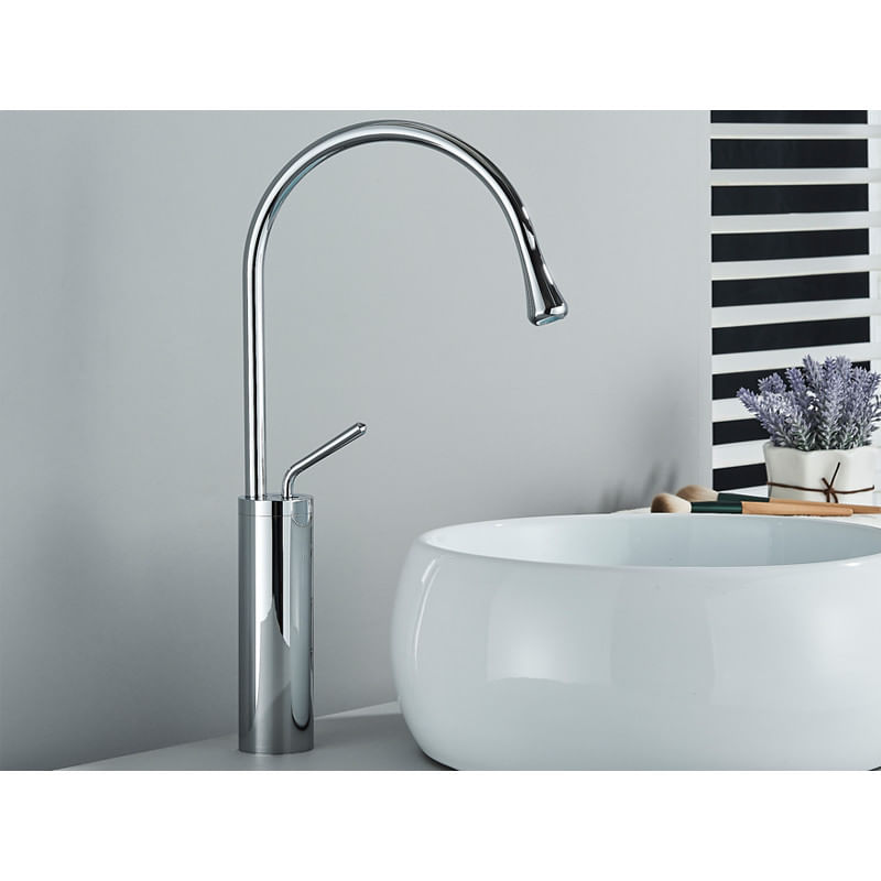 Baterie chiuveta baie, Blackswan, Tip M229, model crom, dimensiune 46 cm — imaginea 5