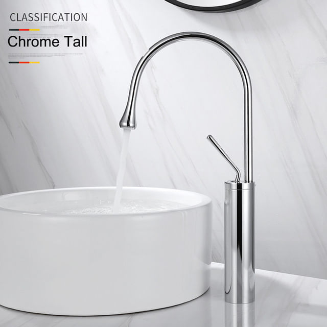 Baterie chiuveta baie, Blackswan, Tip M229, model crom, dimensiune 46 cm — imaginea 6