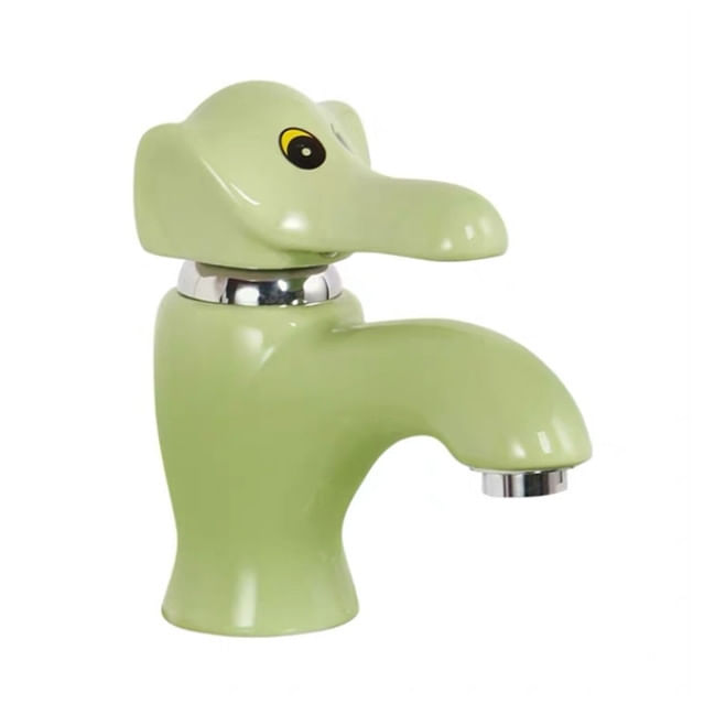 Baterie chiuveta baie, Blackswan, Tip M289 Elefant, model verde, dimensiune 16 cm — imaginea 2