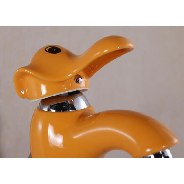 Baterie chiuveta baie, Blackswan, Tip M290 Elefant, model portocaliu, dimensiune 16 cm — imaginea 5