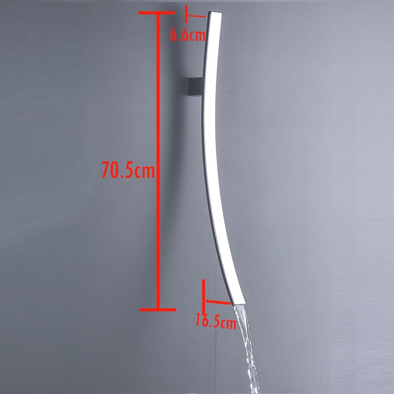 Baterie chiuveta baie, Blackswan, Tip M20, model nichel mat, dimensiune 70 cm — imaginea 4