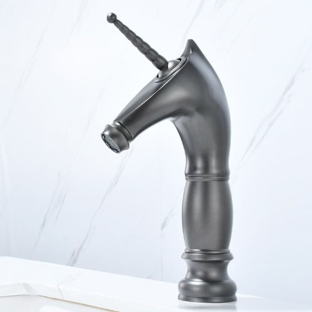 Baterie chiuveta baie, Blackswan, Tip M276 Unicorn, model gri mediu, dimensiune 27.2 cm — imaginea 2