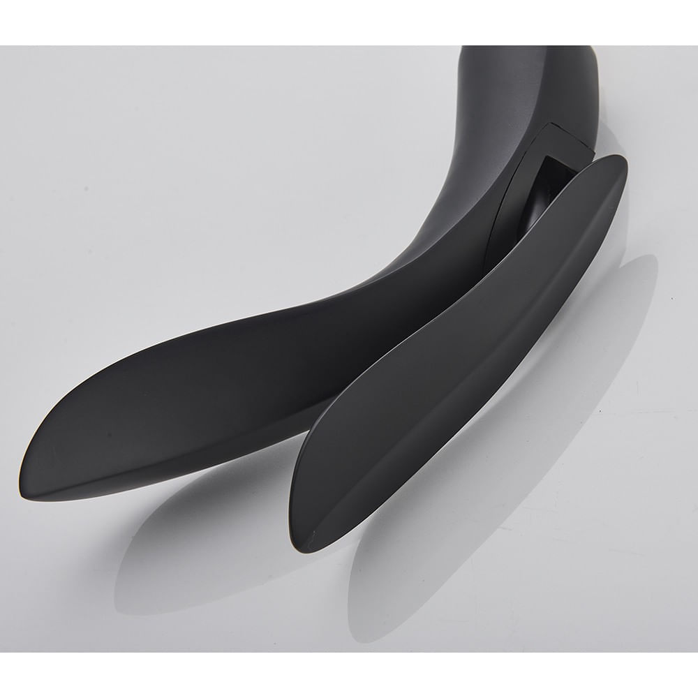 Baterie chiuveta baie, Blackswan, Tip M89, model negru mat, dimensiune 20 cm — imaginea 5