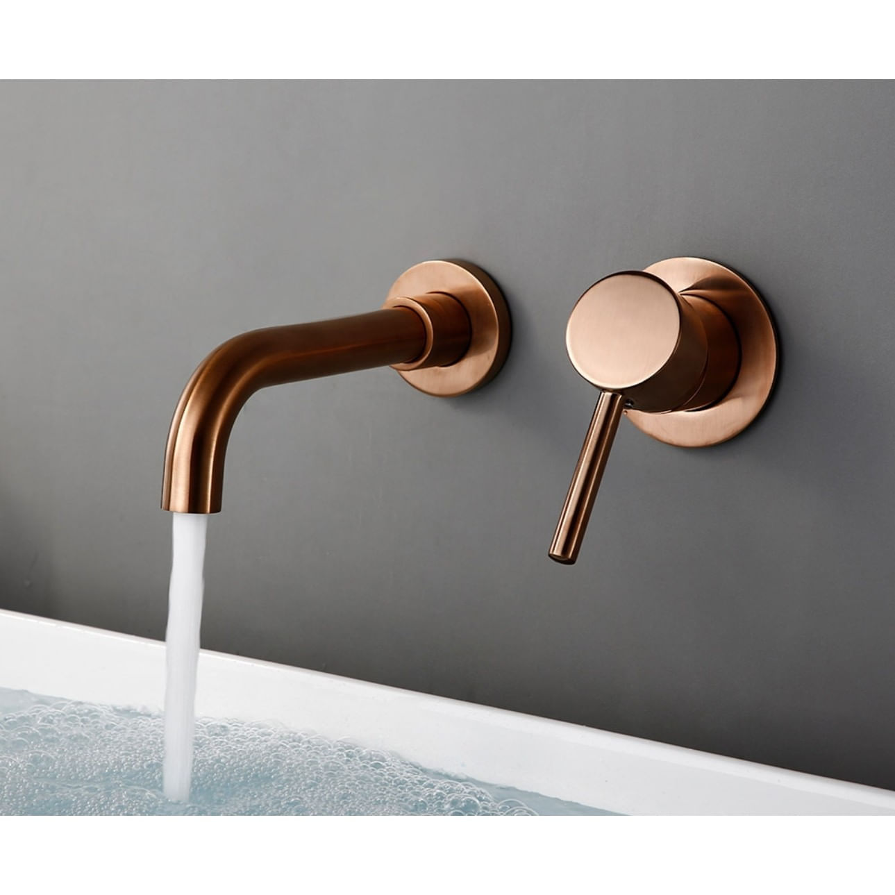 Baterie chiuveta baie, Blackswan, Tip M209, model rose gold, dimensiune 20 cm — imaginea 2