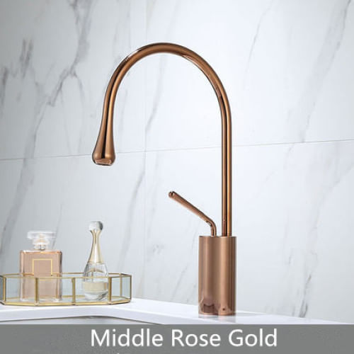 Baterie chiuveta baie, Blackswan, Tip M232, model rose gold, dimensiune 36 cm — imaginea 3