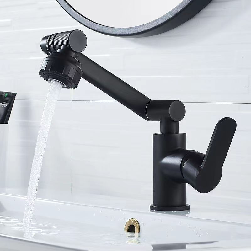 Baterie chiuveta baie, Blackswan, Tip M321, model negru mat, pliabil 360°, dimensiune 30 cm — imaginea 2