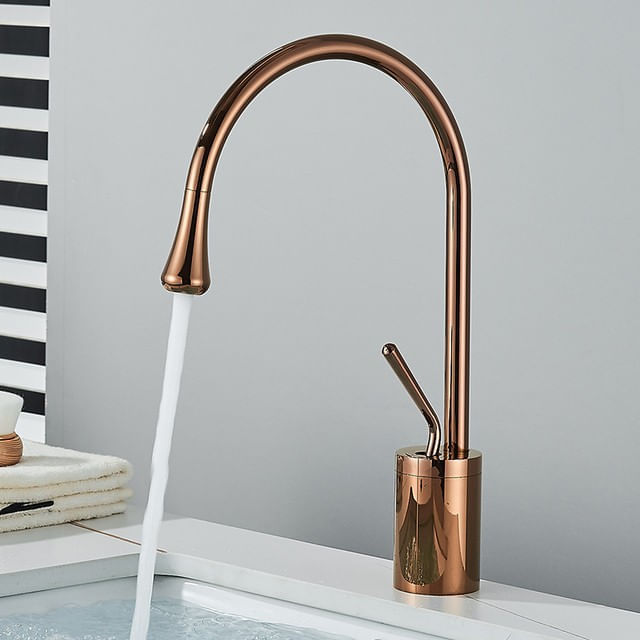 Baterie chiuveta baie, Blackswan, Tip M232, model rose gold, dimensiune 36 cm — imaginea 4