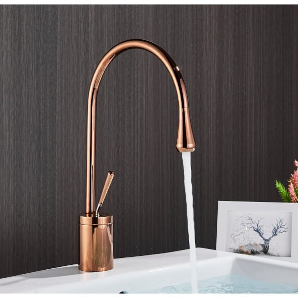 Baterie chiuveta baie, Blackswan, Tip M232, model rose gold, dimensiune 36 cm — imaginea 5