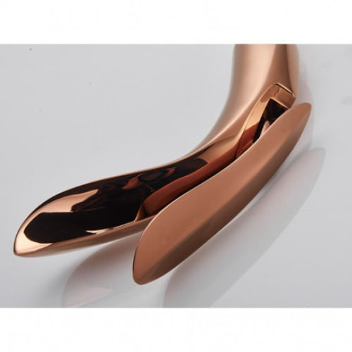 Baterie chiuveta baie, Blackswan, Tip M320, model rose gold inalt, cu montare pe blat, dimensiune 34.7 cm — imaginea 4