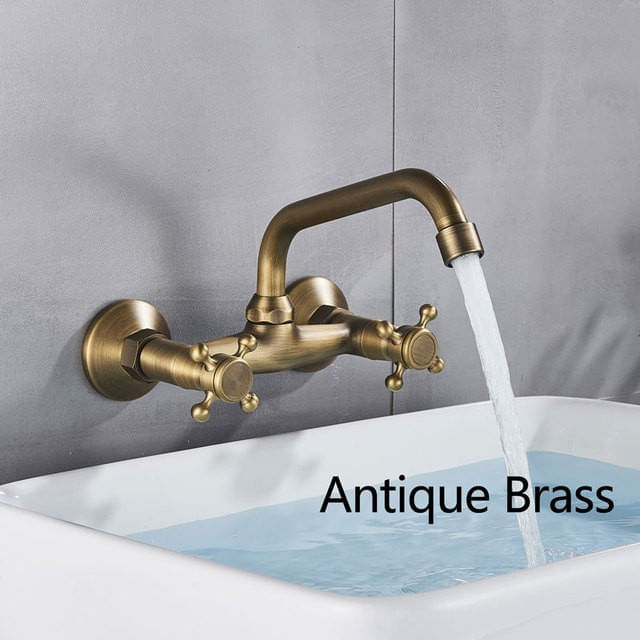 Baterie chiuveta baie, Blackswan, Tip M245, model bronz antichizat, dimensiune 26 cm — imaginea 2
