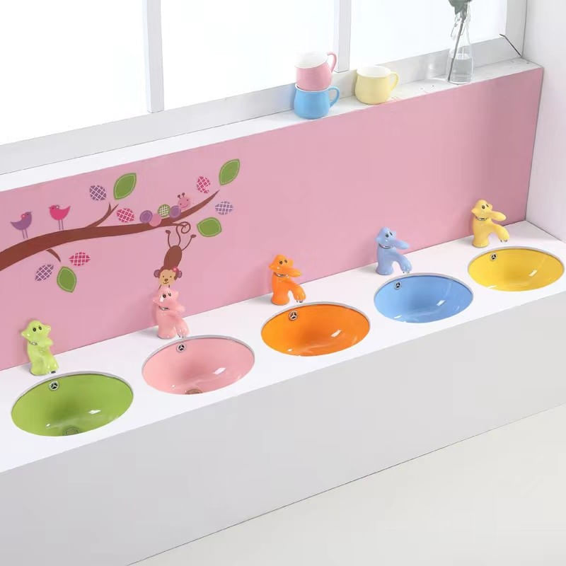 Baterie chiuveta baie, Blackswan, Tip M288 Elefant, model roz, dimensiune 16 cm — imaginea 5