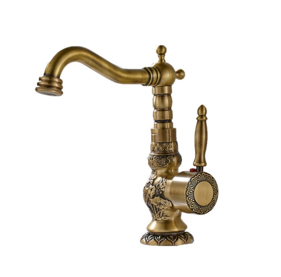 Baterie chiuveta baie, Blackswan, Tip M39, model bronz antichizat, dimensiune 23.3 cm — imaginea 3