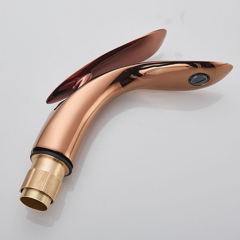 Baterie chiuveta baie, Blackswan, Tip M90, model rose gold, dimensiune 20 cm — imaginea 6