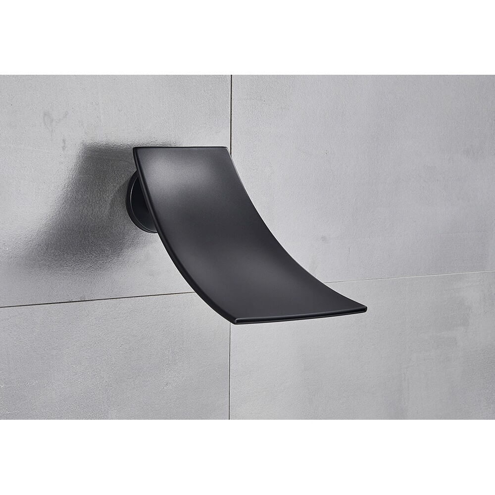 Set baterie dus, Blackswan, Tip M3.16 LED, model negru mat, dimensiune 40 cm — imaginea 6