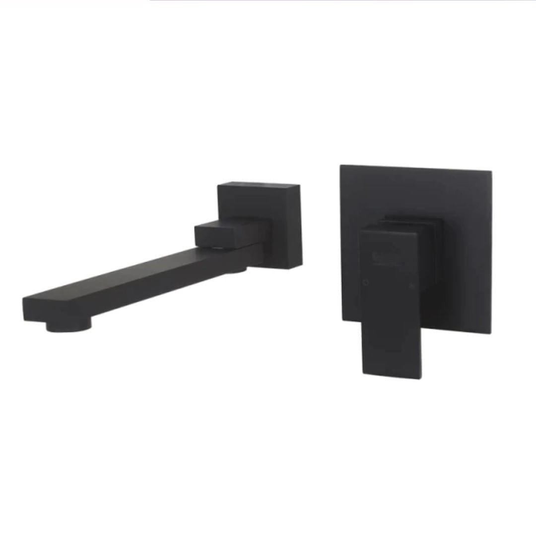 Set baterie cada si baterie chiuveta, Blackswan, Tip M73, model negru mat, dimensiune 21.2 cm — imaginea 3