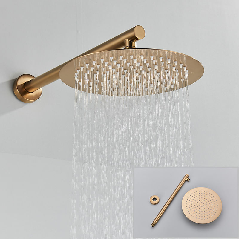 Set baterie dus, Blackswan, Tip M90.3, model rose gold, dimensiune 37 cm — imaginea 6