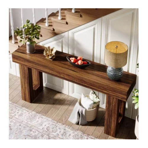 Masa Living/Hol, Blackswan Design Countryside M7, negru, 160x35x85 cm — imaginea 6