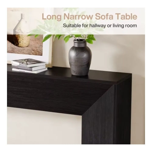 Masa Living/Hol, Blackswan Design Countryside M3, lemn maro, 140x30x80 cm — imaginea 6
