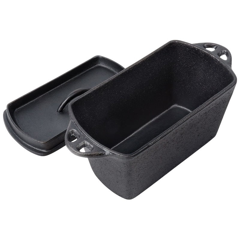 Forma de paine din fonta cu capac, 27 cm, 2 l — imaginea 4
