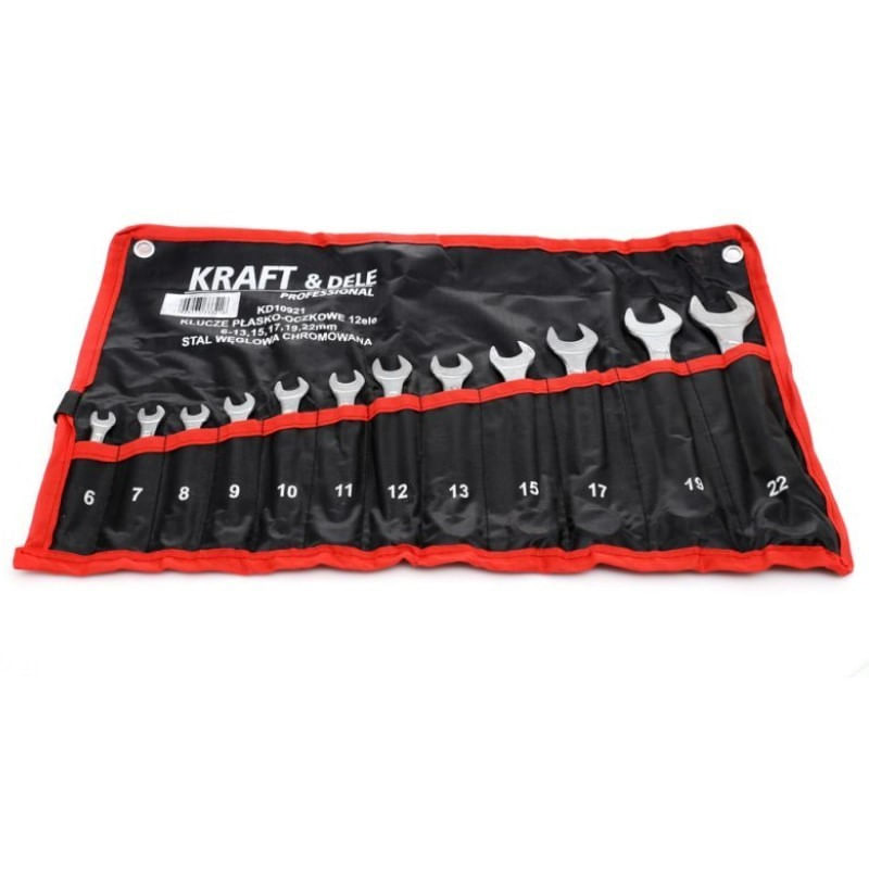 Set chei combinate, Kraft&Dele , 6-22 mm, 12 piese, KD10921 — imaginea 4