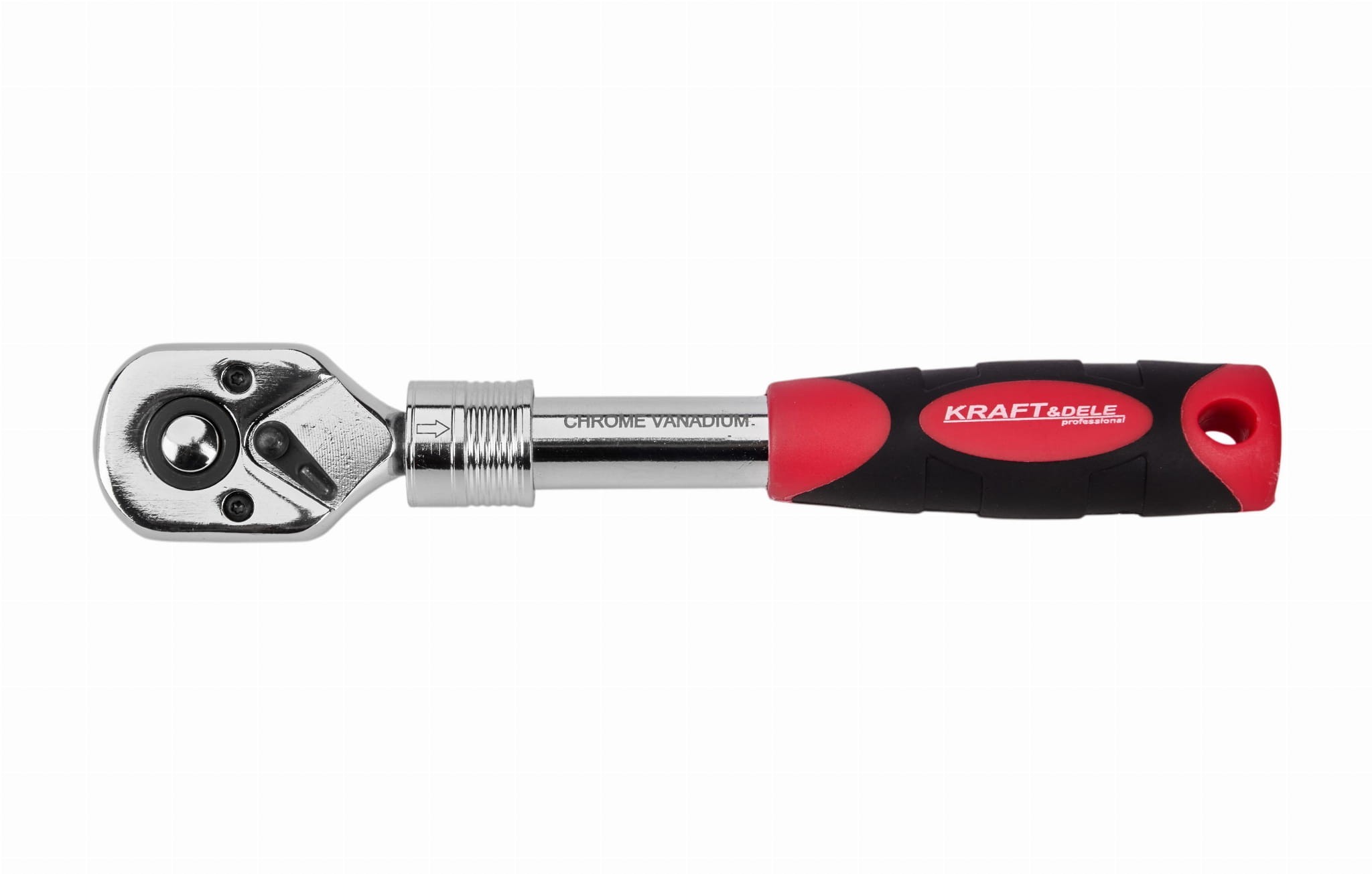 Clichet telescopic 1/4", Kraft&Dele, 72 dinti, Cr-V, KD10327 — imaginea 5