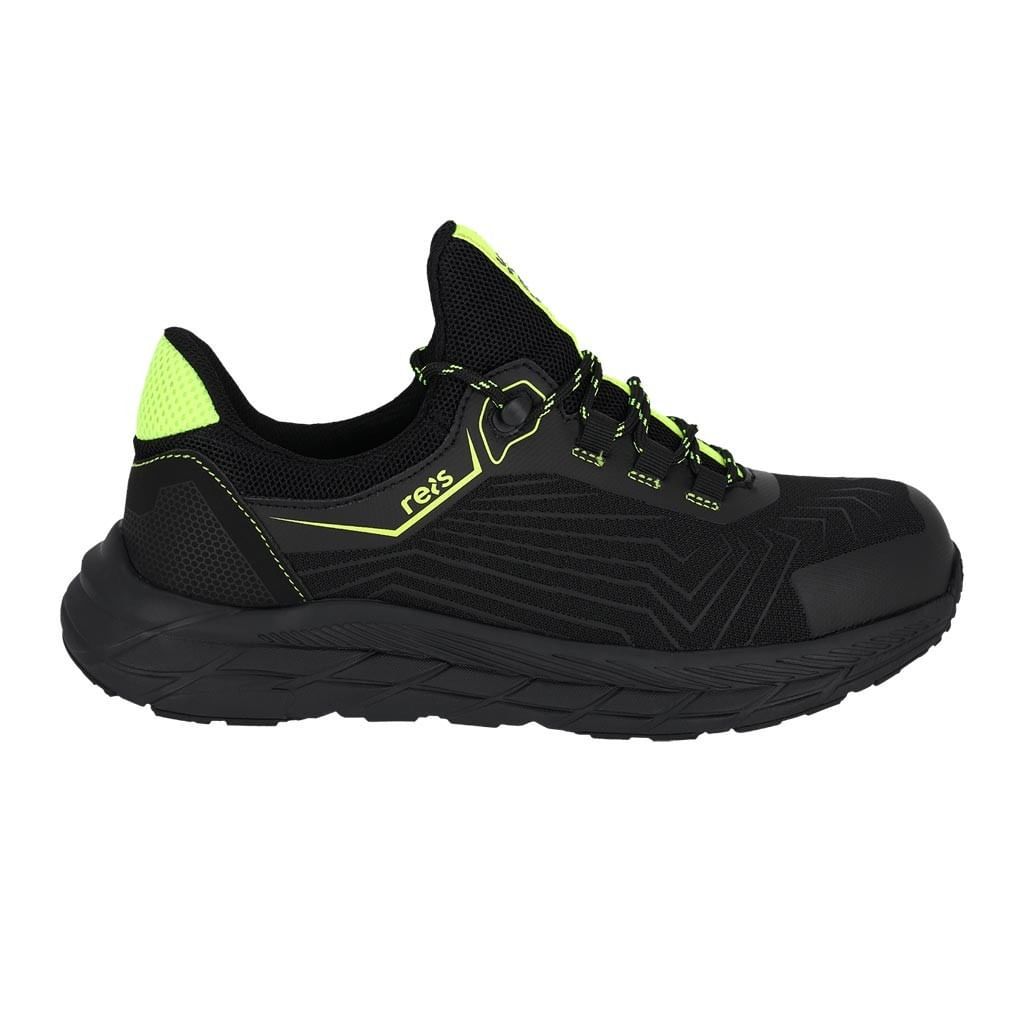Pantofi de lucru Reis BRSPIDER DE S1P Varf otel 200J Usori Negru — imaginea 5