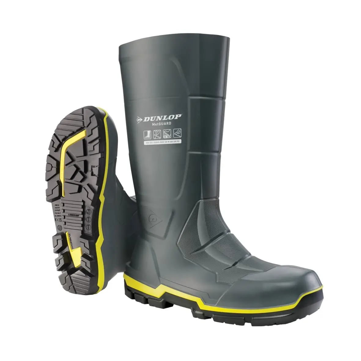 Cizme de lucru Dunlop Acifort MetGuard S5 MZ2LE03 – Protectie metatarsiana si bombeu otel Gri — imaginea 7